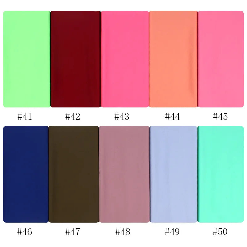 Ready-to-Wear Chiffon Hijab – Solid Color Instant Headscarf for Women