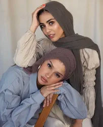 Ready-to-Wear Chiffon Hijab – Solid Color Instant Headscarf for Women