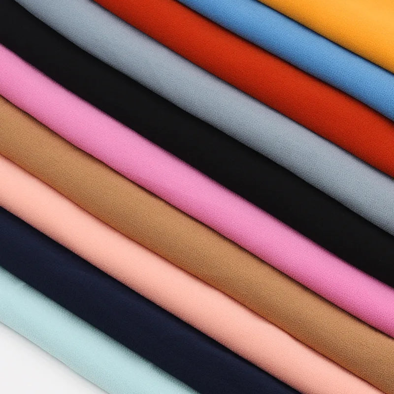 Ready-to-Wear Chiffon Hijab – Solid Color Instant Headscarf for Women