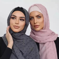 Ready-to-Wear Chiffon Hijab – Solid Color Instant Headscarf for Women