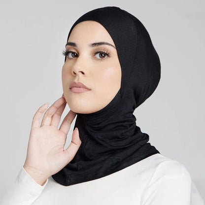 Stretch Cotton Undercap – Soft Elastic Inner Hijab Bonnet for Women