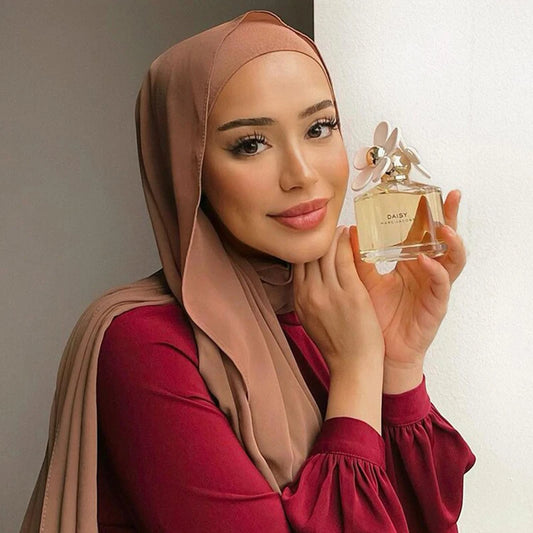 Lightweight Chiffon Hijab Shawl – Plain Solid Colors