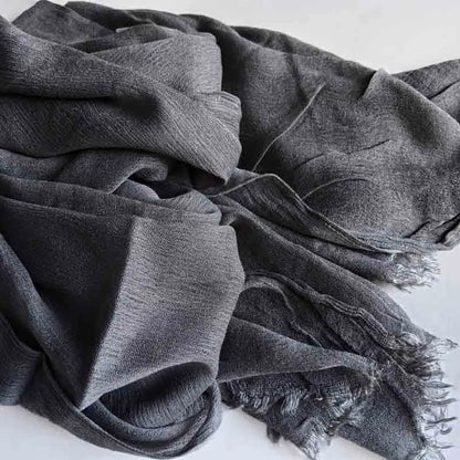 Women’s Crinkle Cotton Hijab – Oversized Rayon Scarf & Shawl Wrap