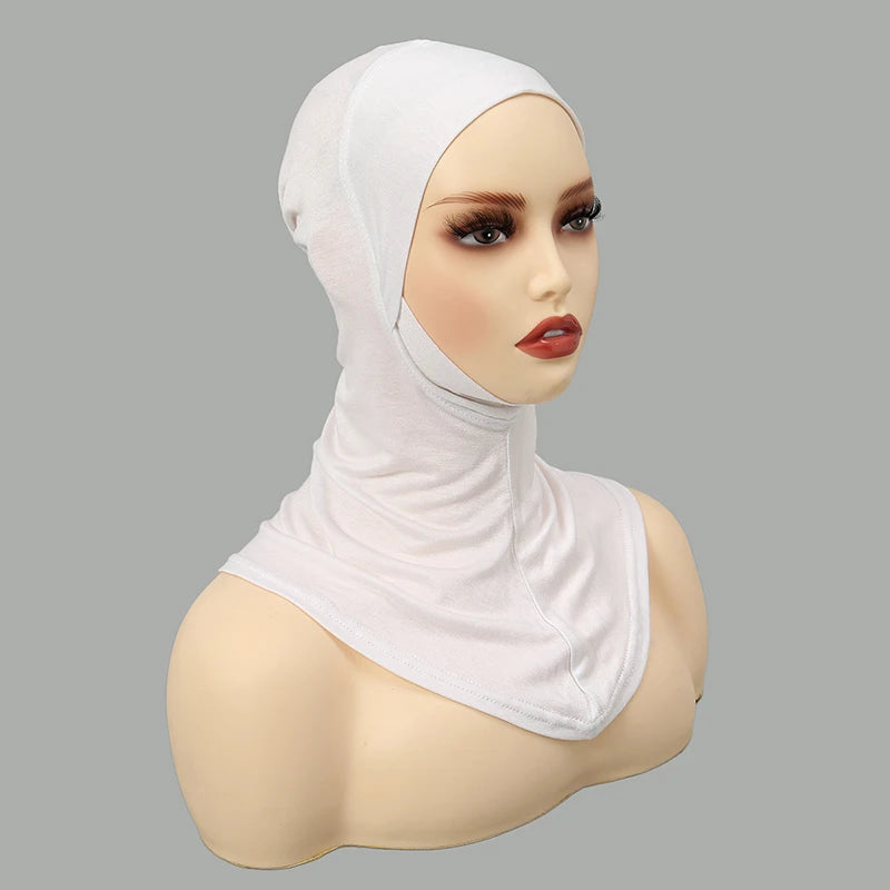 Stretch Cotton Undercap – Soft Elastic Inner Hijab Bonnet for Women