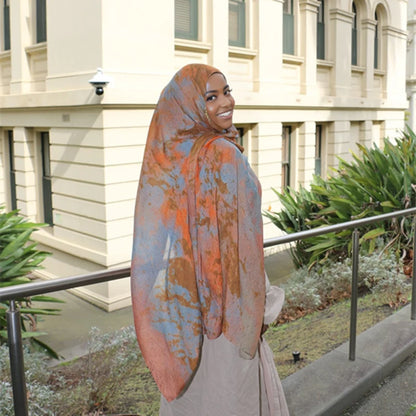 Printed Hijab Scarf Collection – Floral, Bohemian, Leopard, Marble & More Designs for Women