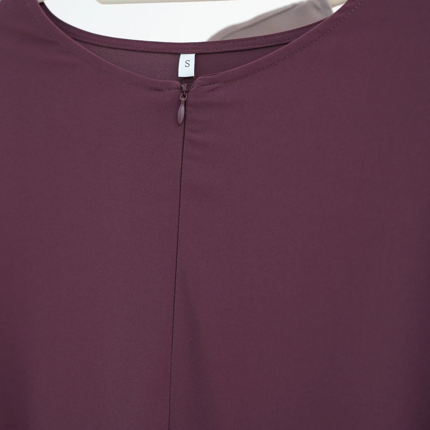 Elegant Dubai Abaya Dress – Modest Solid Color Islamic Robe for Women