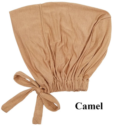 Soft Underscarf Bonnet – Modal Inner Hijab Turban Headwrap for Women