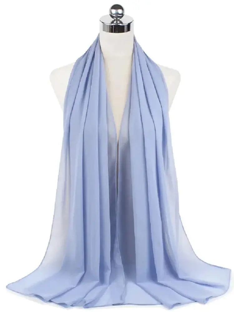 Ready-to-Wear Chiffon Hijab – Solid Color Instant Headscarf for Women