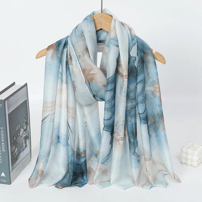 Printed Hijab Scarf Collection – Floral, Bohemian, Leopard, Marble & More Designs for Women