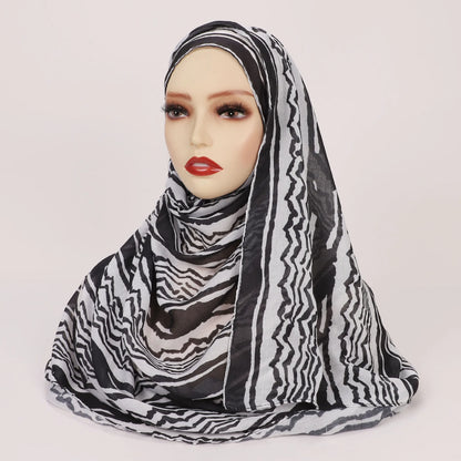 Printed Hijab Scarf Collection – Floral, Bohemian, Leopard, Marble & More Designs for Women