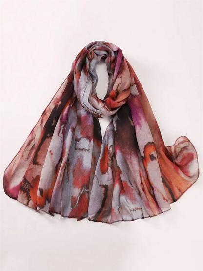 Printed Hijab Scarf Collection – Floral, Bohemian, Leopard, Marble & More Designs for Women