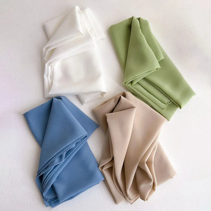 Premium Chiffon Hijab Scarf – Plain Solid Color Maxi Wrap for Women