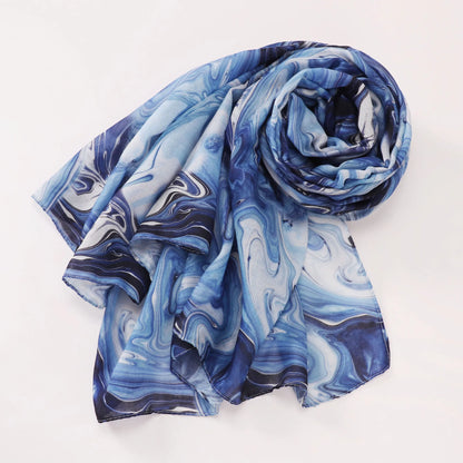 Printed Hijab Scarf Collection – Floral, Bohemian, Leopard, Marble & More Designs for Women