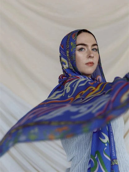 Printed Hijab Scarf Collection – Floral, Bohemian, Leopard, Marble & More Designs for Women