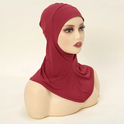 Stretch Cotton Undercap – Soft Elastic Inner Hijab Bonnet for Women