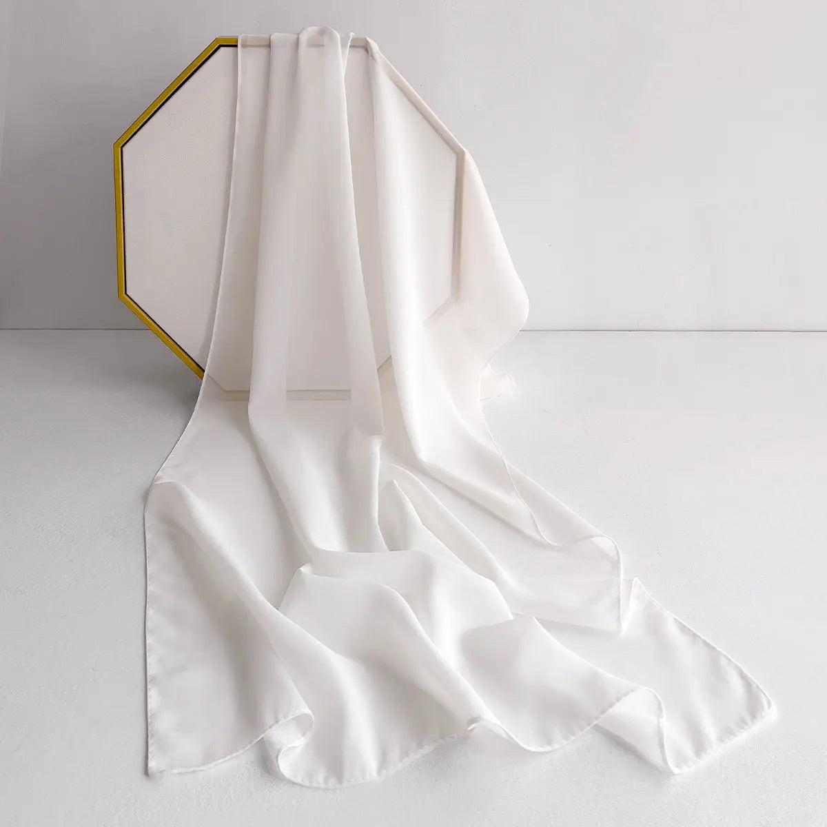 Premium Chiffon Hijab Scarf – Plain Solid Color Maxi Wrap for Women