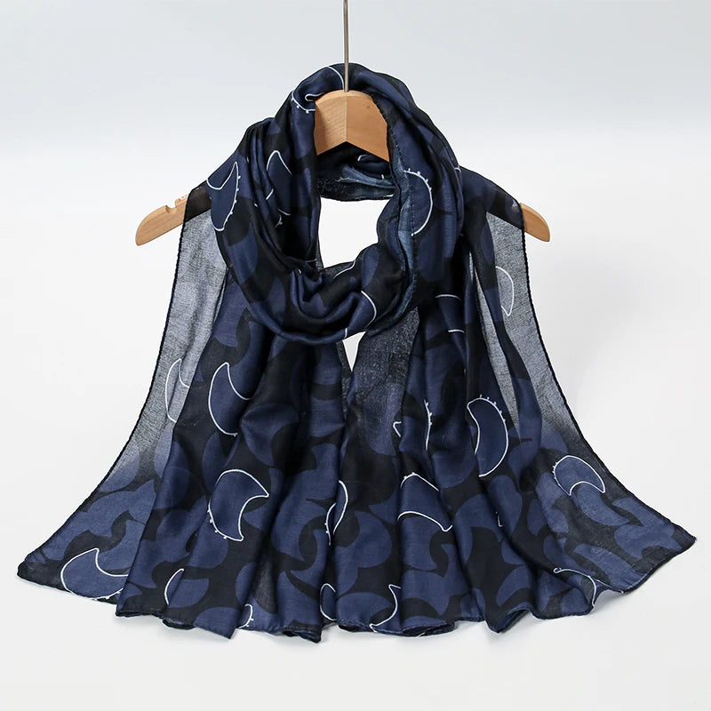 Printed Hijab Scarf Collection – Floral, Bohemian, Leopard, Marble & More Designs for Women