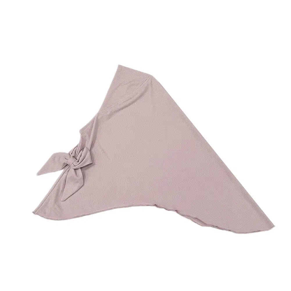 Children’s Muslim Headscarf – Vertical Stripe Hijab Hat for Girls (2–6 Years)