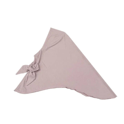 Children’s Muslim Headscarf – Vertical Stripe Hijab Hat for Girls (2–6 Years)