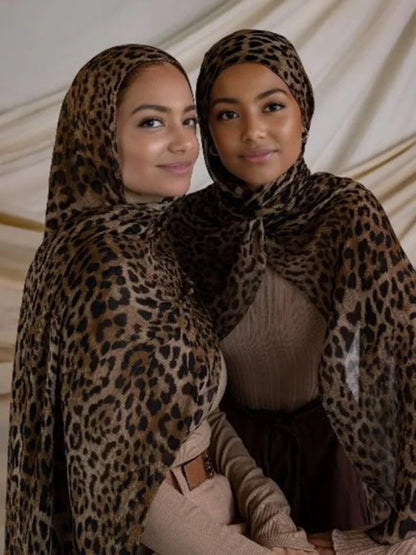 Printed Hijab Scarf Collection – Floral, Bohemian, Leopard, Marble & More Designs for Women
