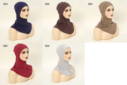 Stretch Cotton Undercap – Soft Elastic Inner Hijab Bonnet for Women