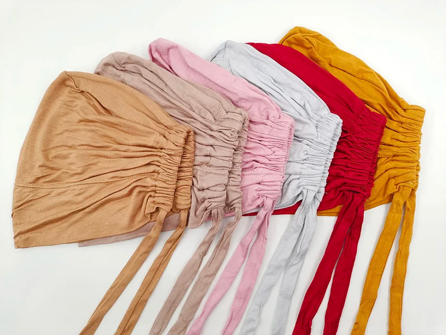 Soft Underscarf Bonnet – Modal Inner Hijab Turban Headwrap for Women