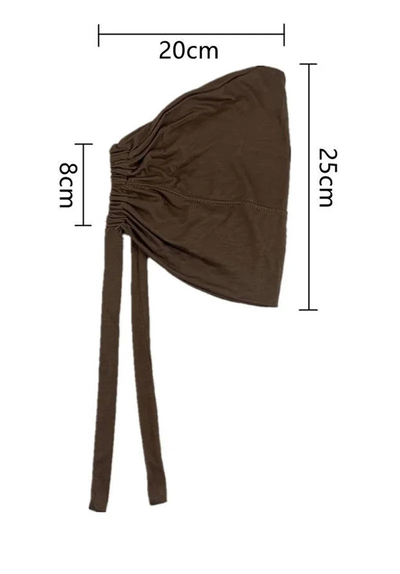 Soft Underscarf Bonnet – Modal Inner Hijab Turban Headwrap for Women