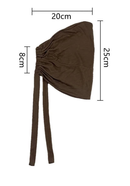Soft Underscarf Bonnet – Modal Inner Hijab Turban Headwrap for Women
