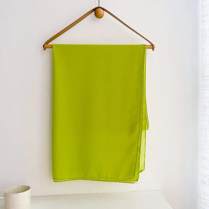 Premium Chiffon Hijab Scarf – Plain Solid Color Maxi Wrap for Women