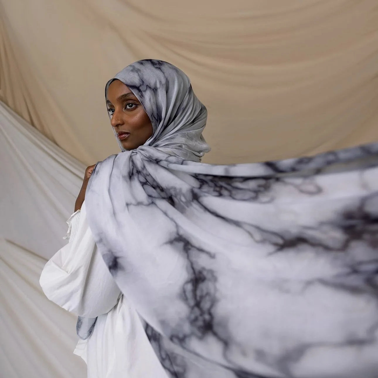 Printed Hijab Scarf Collection – Floral, Bohemian, Leopard, Marble & More Designs for Women