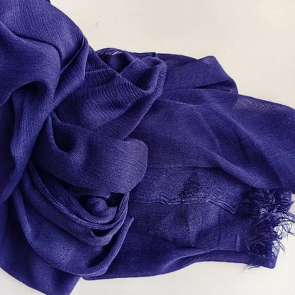 Women’s Crinkle Cotton Hijab – Oversized Rayon Scarf & Shawl Wrap