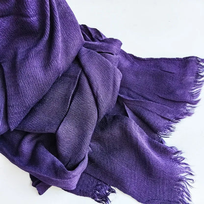 Women’s Crinkle Cotton Hijab – Oversized Rayon Scarf & Shawl Wrap