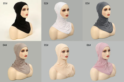 Stretch Cotton Undercap – Soft Elastic Inner Hijab Bonnet for Women