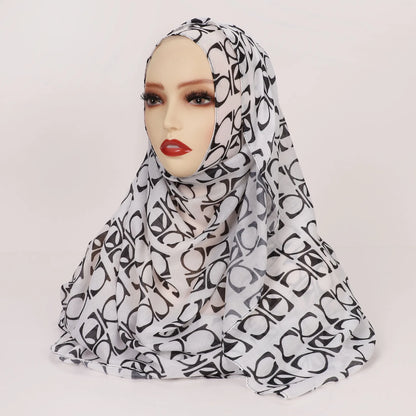 Printed Hijab Scarf Collection – Floral, Bohemian, Leopard, Marble & More Designs for Women
