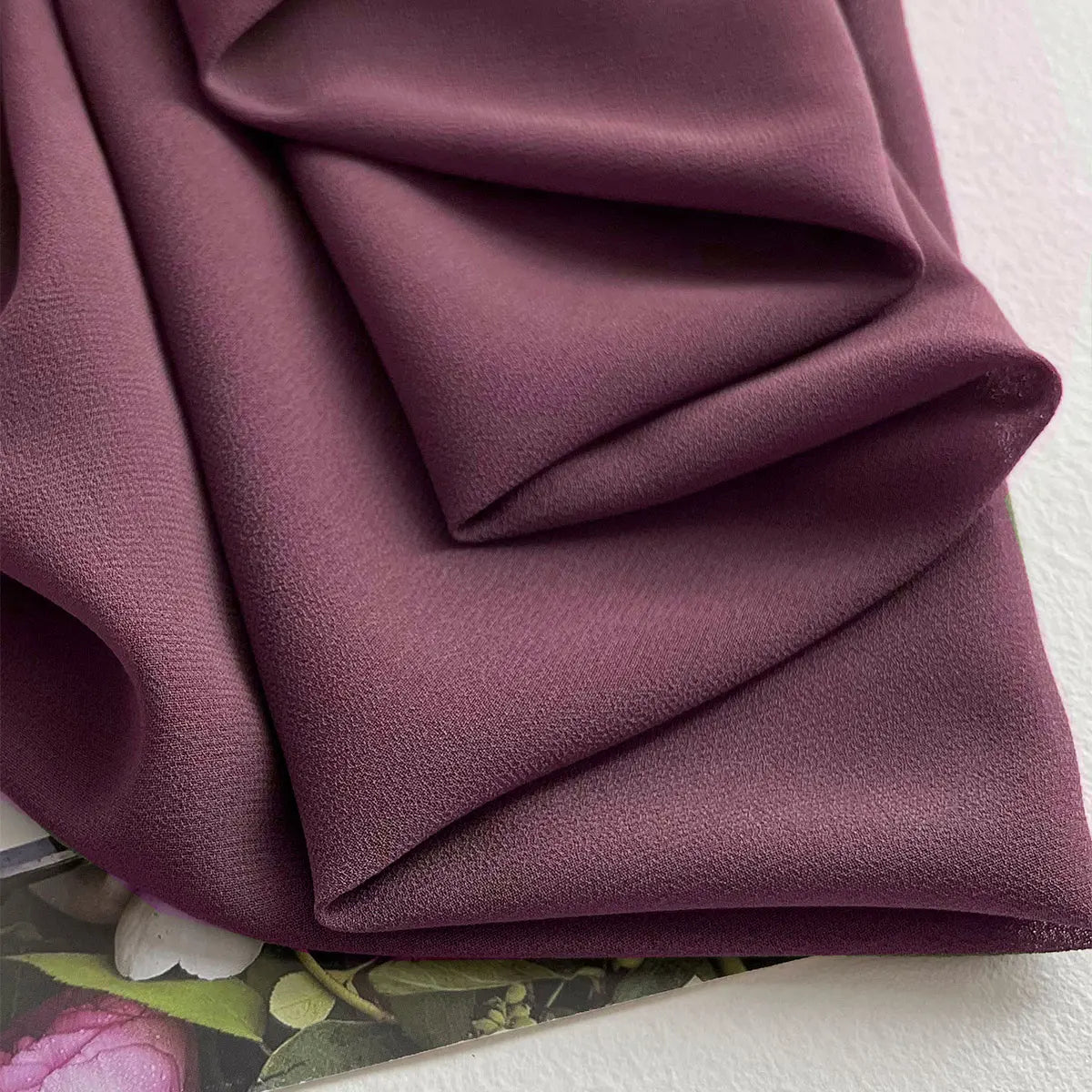 Premium Chiffon Hijab Scarf – Plain Solid Color Maxi Wrap for Women