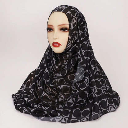 Printed Hijab Scarf Collection – Floral, Bohemian, Leopard, Marble & More Designs for Women