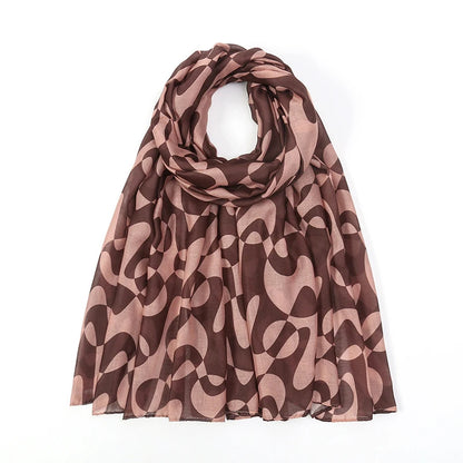 Printed Hijab Scarf Collection – Floral, Bohemian, Leopard, Marble & More Designs for Women