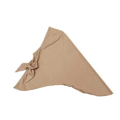 Children’s Muslim Headscarf – Vertical Stripe Hijab Hat for Girls (2–6 Years)