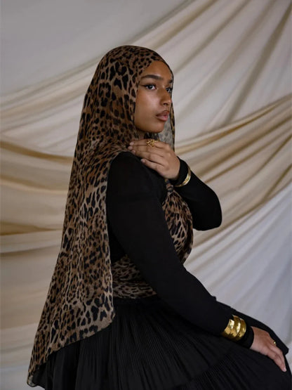 Printed Hijab Scarf Collection – Floral, Bohemian, Leopard, Marble & More Designs for Women