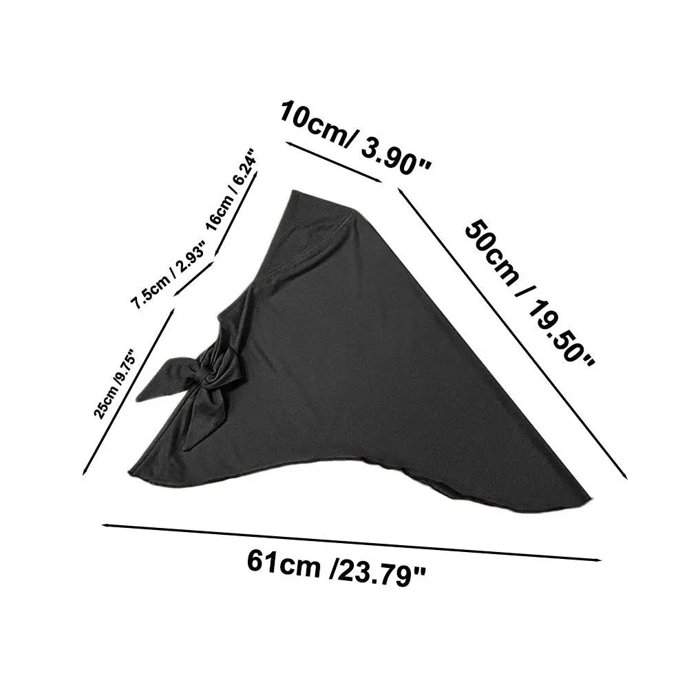 Children’s Muslim Headscarf – Vertical Stripe Hijab Hat for Girls (2–6 Years)