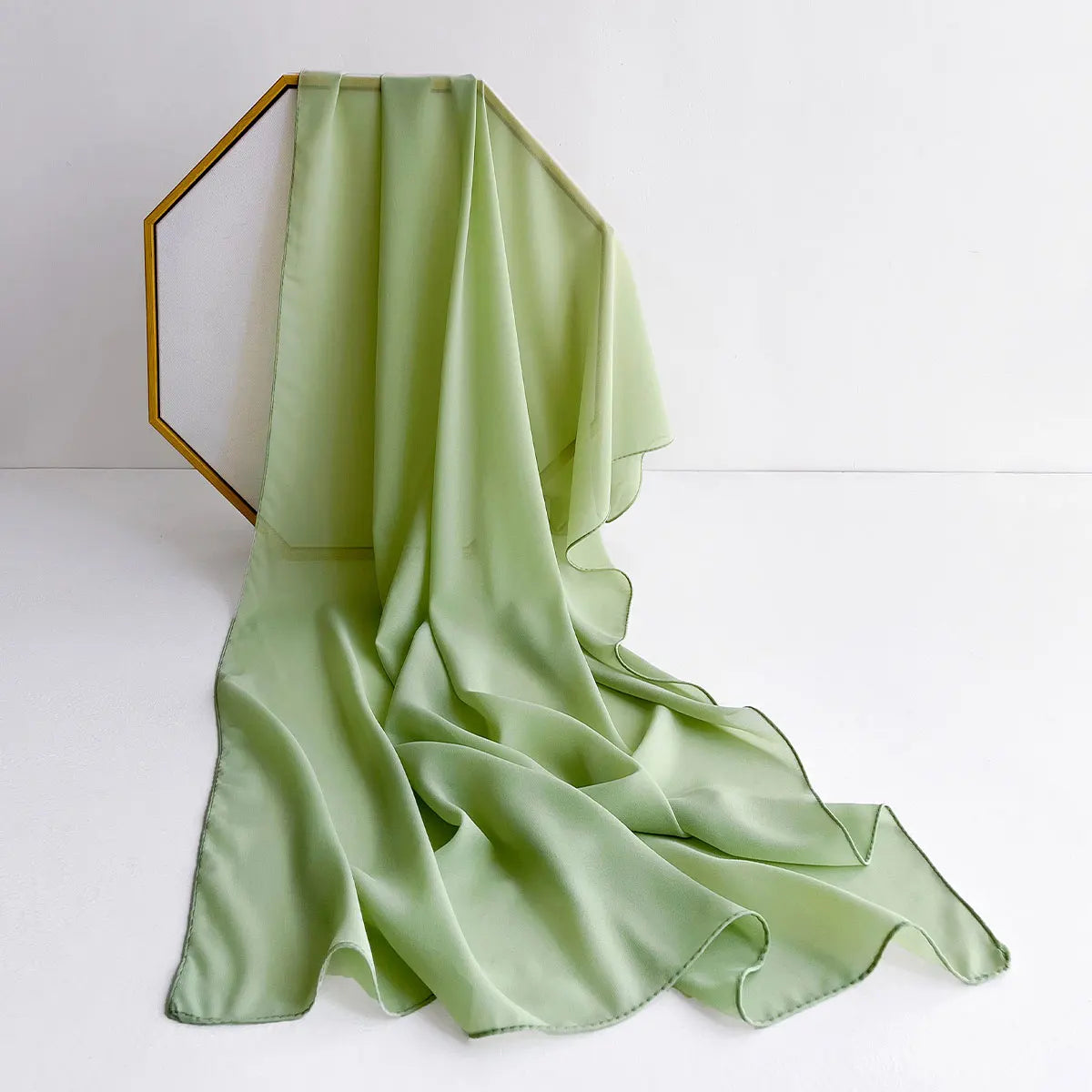 Premium Chiffon Hijab Scarf – Plain Solid Color Maxi Wrap for Women