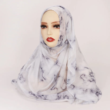 Printed Hijab Scarf Collection – Floral, Bohemian, Leopard, Marble & More Designs for Women