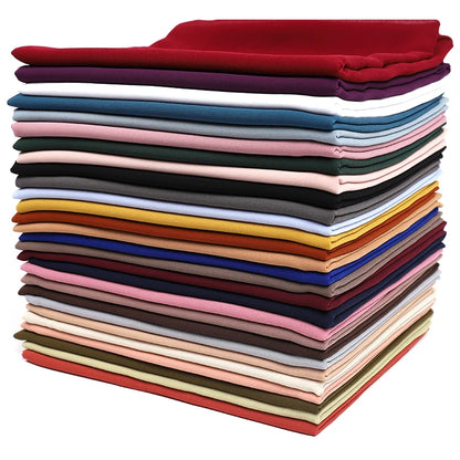 Lightweight Chiffon Hijab Shawl – Plain Solid Colors