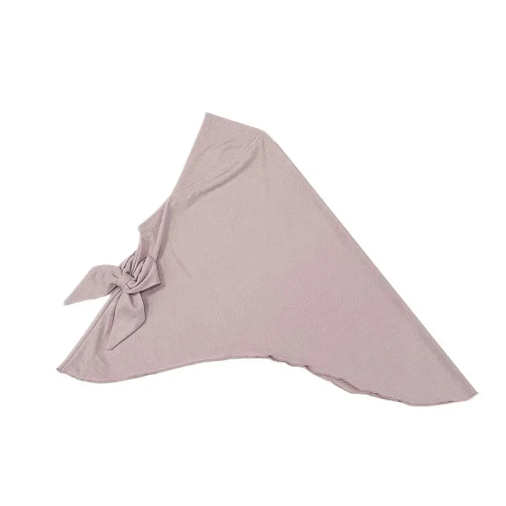 Children’s Muslim Headscarf – Vertical Stripe Hijab Hat for Girls (2–6 Years)