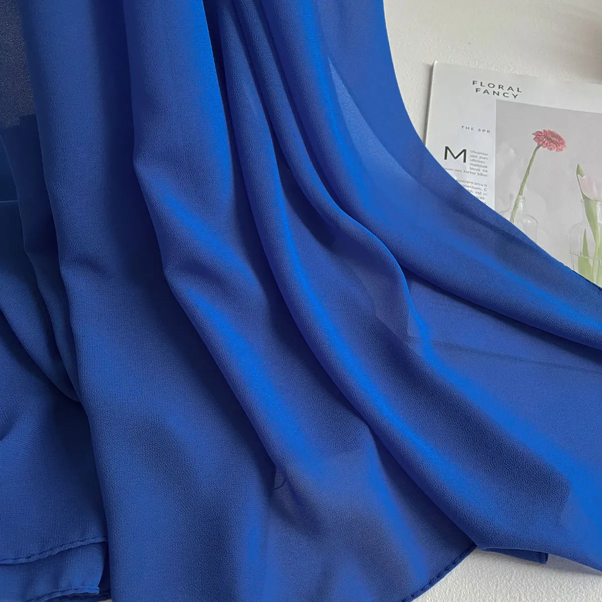 Premium Chiffon Hijab Scarf – Plain Solid Color Maxi Wrap for Women