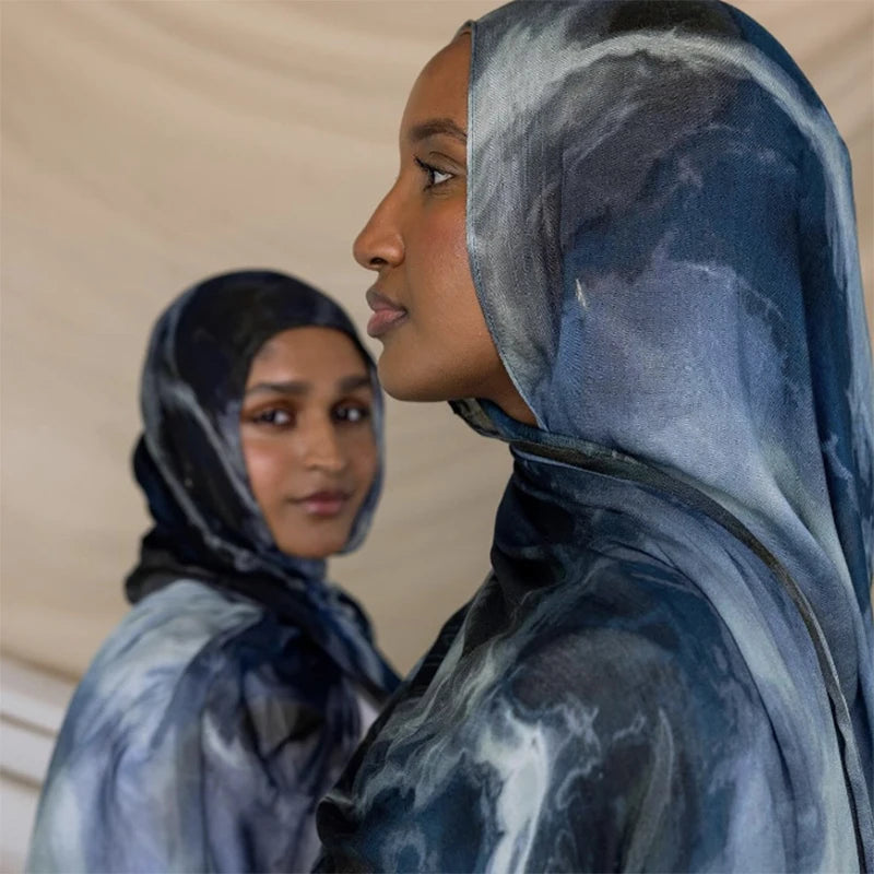 Printed Hijab Scarf Collection – Floral, Bohemian, Leopard, Marble & More Designs for Women