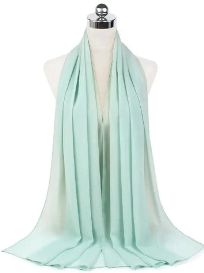 Ready-to-Wear Chiffon Hijab – Solid Color Instant Headscarf for Women