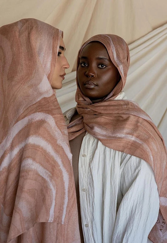 Printed Hijab Scarf Collection – Floral, Bohemian, Leopard, Marble & More Designs for Women