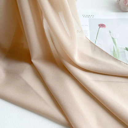 Premium Chiffon Hijab Scarf – Plain Solid Color Maxi Wrap for Women
